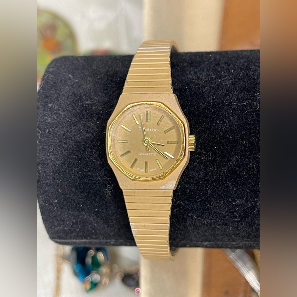 Vintage Gold Artron Quartz Watch